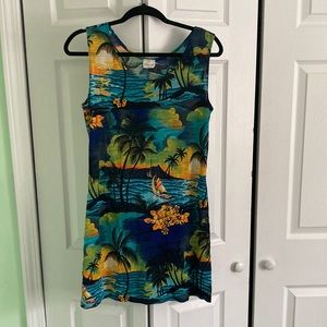 Hawaiian shirt styled dress